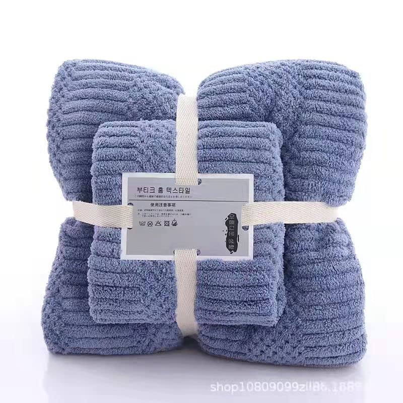 Home-Cloud HomeCloud Ultra Soft 300 GSM Bath Towel Set | 3X Softer Than Cotton Towels | Highly Absorbent & Ultra Fast Dry | Perfect for Home, Pool, Spa & Gym |Set of 2 (1 Bath (140x70cm), 1 Face Towel (75x35cm) - Image 5