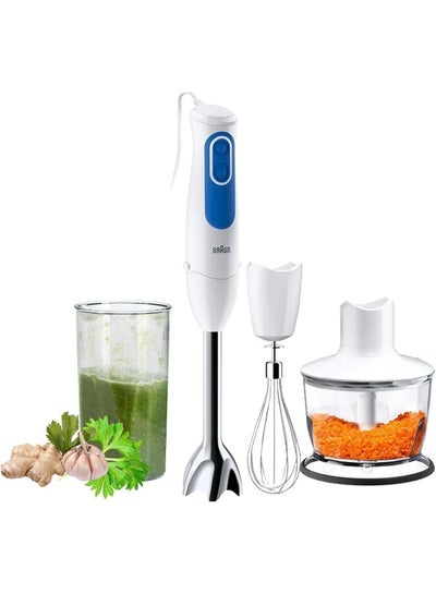 BRAUN Multiquick 3 Hand Blender 700 W MQ3035 White/Silver/Blue