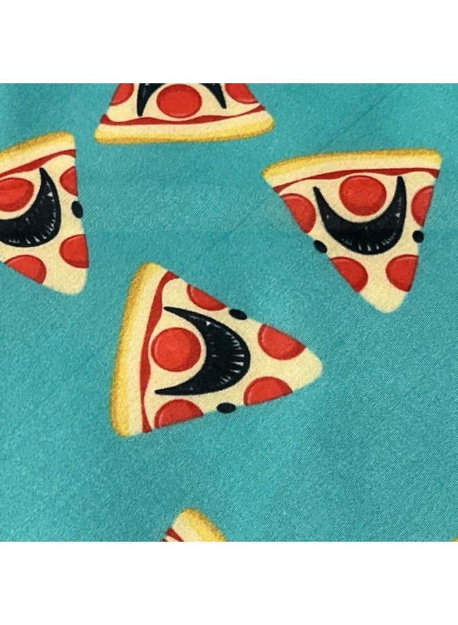 W Brings Pizza Or Shark Dog Bandana/Scarf | This Stunning Gorgeous Design Dog Bandana Scarf Is Perfect Styling Accessory For Dogs Large, Medium & Small. One Size Fits All. - Image 5