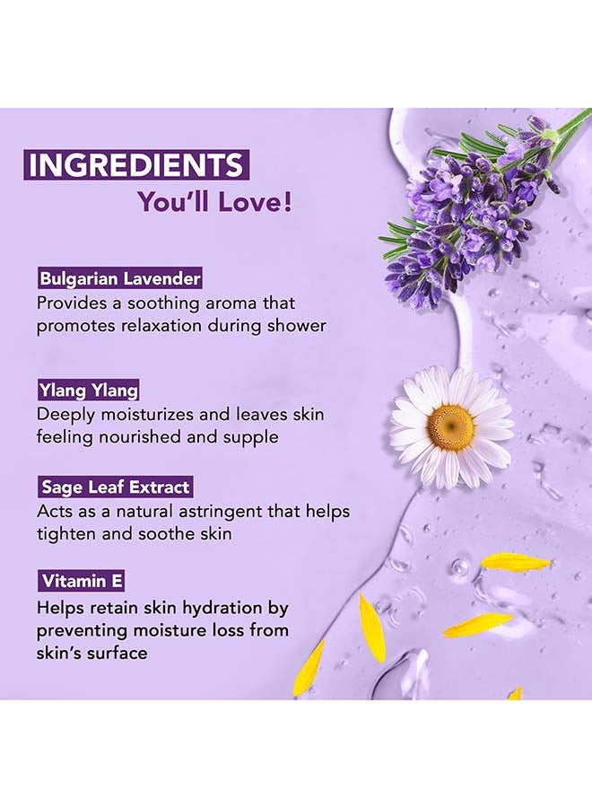 Botanic Hearth Bulgarian Lavender Body Wash with Ylang Ylang, Vitamin E And Sage Leaf | Calming Body Wash Shower Gel for Women and Men | Sulphate And Paraben Free | 245ml - Image 3