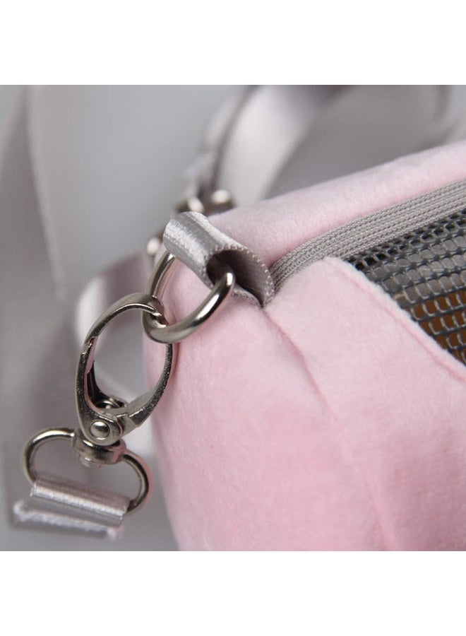 Sylqvxh Hamster Carrier Bag Portable Outdoor Travel Handbag with Adjustable Single Shoulder Strap for Hamster Small Pets - Image 4