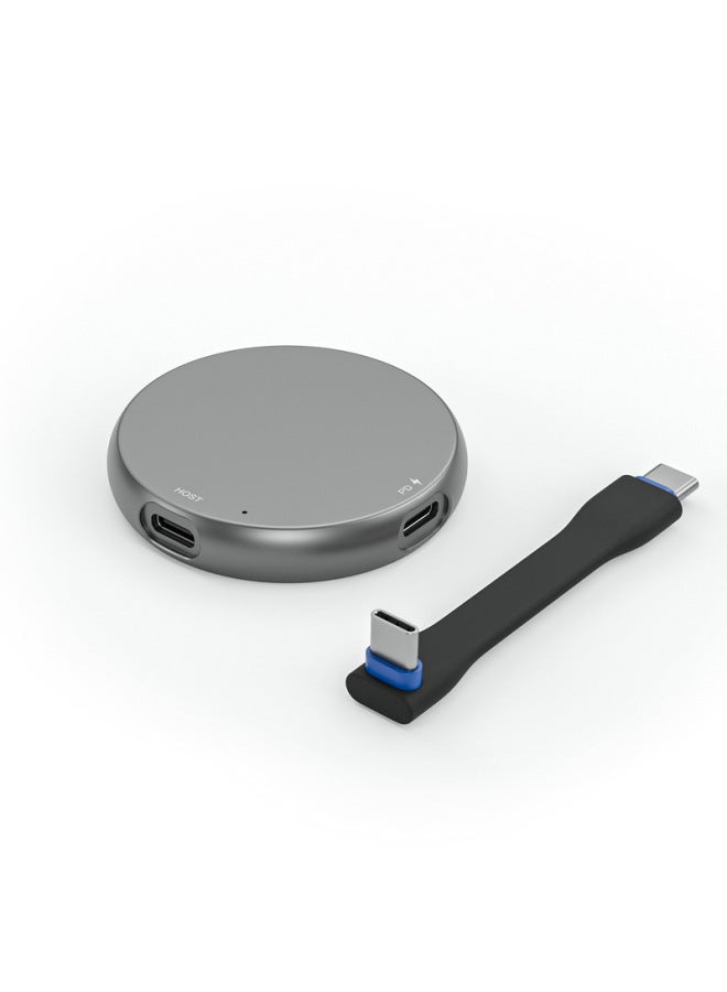 M.2 2230 NVme SSD Enclosure Magnetic Mobile Hard Disk Case With PD100W Fast Charge-Color:Round Drive Box + Pd Charging  - Image 1