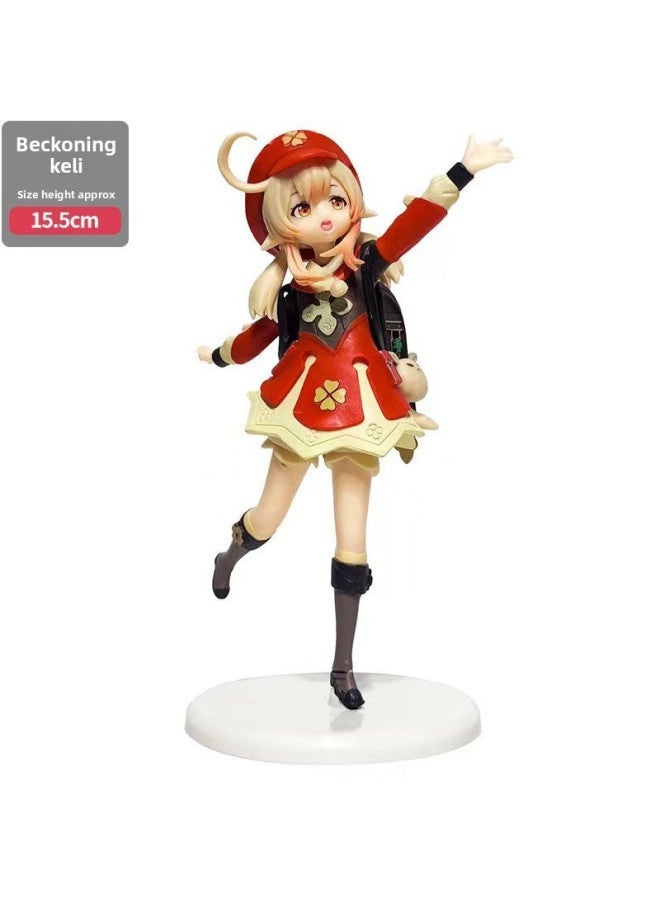 Wholesale Walnut Keli Ganyu Sent Meng Linghua Lightning General Hand-held Secondary Swimming Doll Ornaments Scene Model 