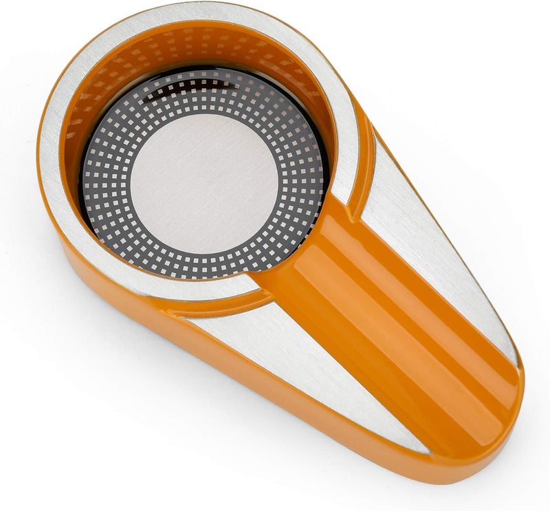 CiTree Cigar Travel Ashtray, Metal (Yellow) - Image 1