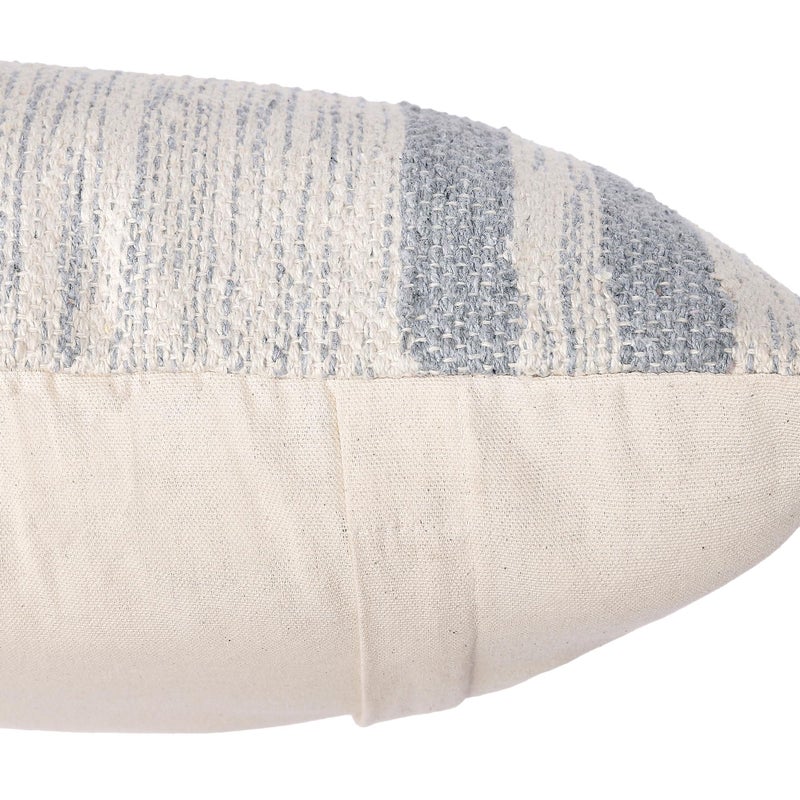Red Earth REDEARTH Â· Tufted Throw Pillow Cushion Covers - Boho Textured Woven Decorative Cases Set for Couch - Sofa - Bed - Farmhouse - Chair - Patio - Outdoor - car - 100% Cotton (18x18 ; Gray) Pack of 2 - Image 5