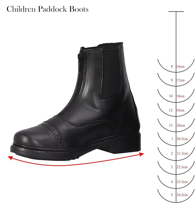 TuffRider Children's Unicorn Front Zip Paddock Boots - Image 3