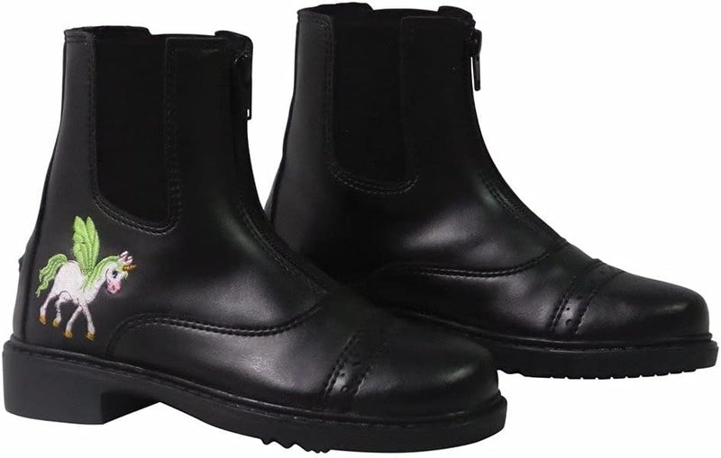 TuffRider Children's Unicorn Front Zip Paddock Boots - Image 1