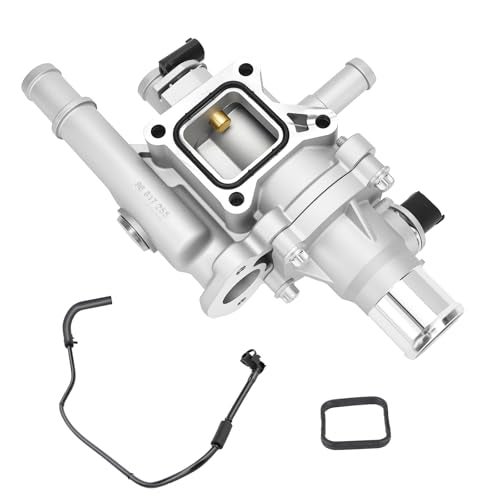 C-Tzu Upgrade Aluminium Thermostat Housing Assembly with Throttle Body Inlet Heater Pipe for Chevrolet Cruze 20112016 Sonic 20122018 Trax 20132020 Replaces 25199824 25192228 25192904 - Image 1