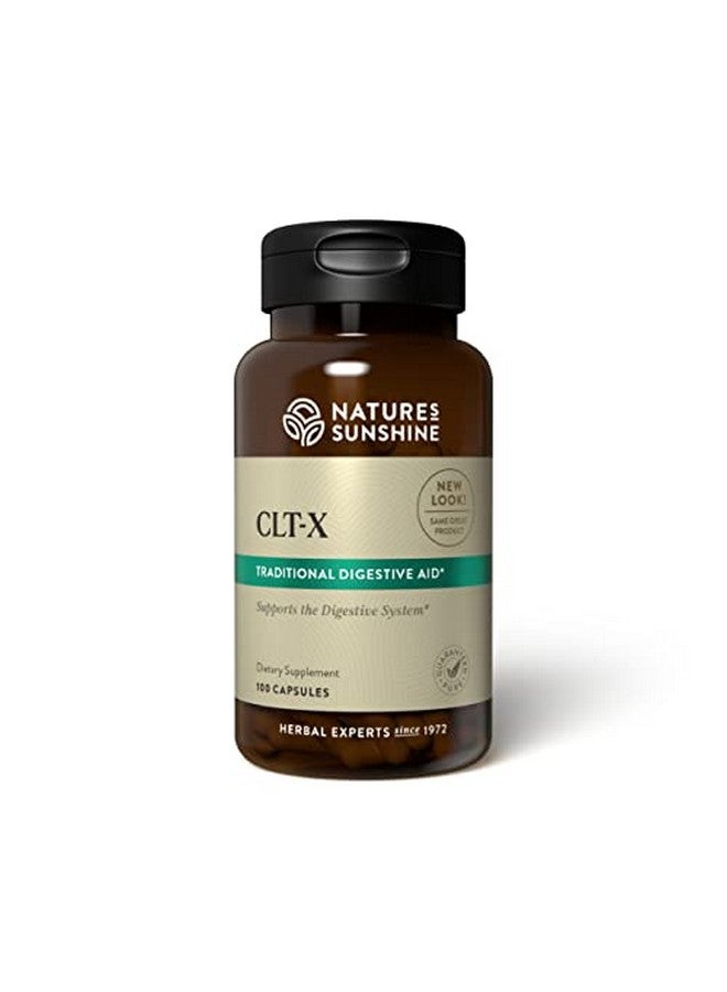 Nature's Sunshine Cltx 100 Capsules Natural Help For Intestinal Issues Through Powerful Herbs Including Slippery Elm Bark And Marshmallow Root - Image 1