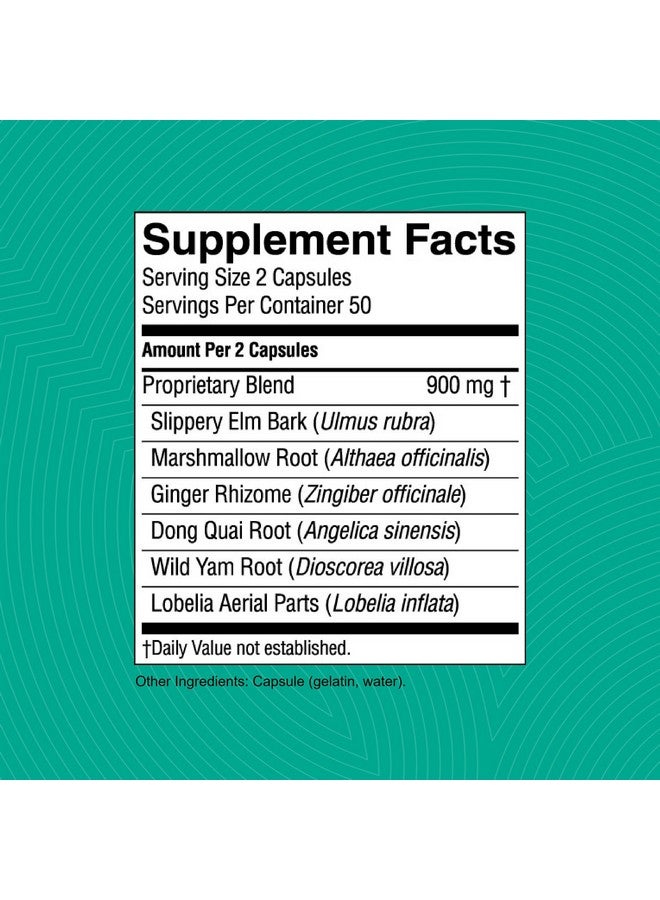 Nature's Sunshine Cltx 100 Capsules Natural Help For Intestinal Issues Through Powerful Herbs Including Slippery Elm Bark And Marshmallow Root - Image 4
