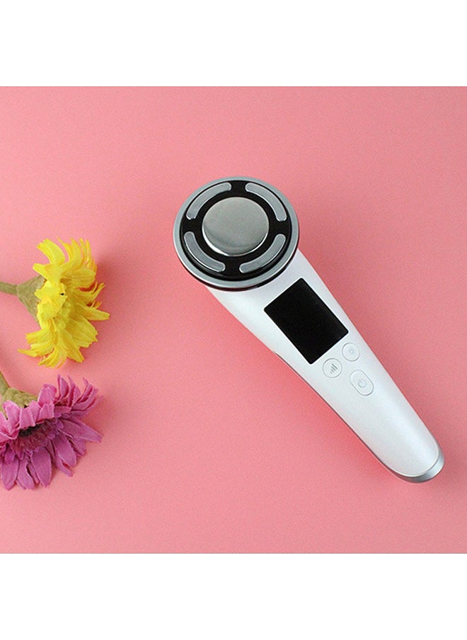 Bestauty Hot and Cold Pulse Beauty Device with Base, High-frequency Vibration Clean Absorb Colorful Light Electric Muscle Stimulation Micro-current Pulse Beauty Instrument