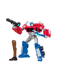 HASBRO - TRANSFORMERS Transformers Toys Earthspark Deluxe Class Optimus Prime Action Figure 5-Inch Robot Toys For Kids Ages 6 And Up  - Image 1