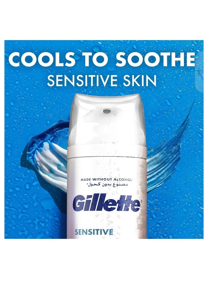 جل حلاقة سنستيف من جيليت، تلطيف فائق بخلاصة الصبار | 200 مل - Image 3