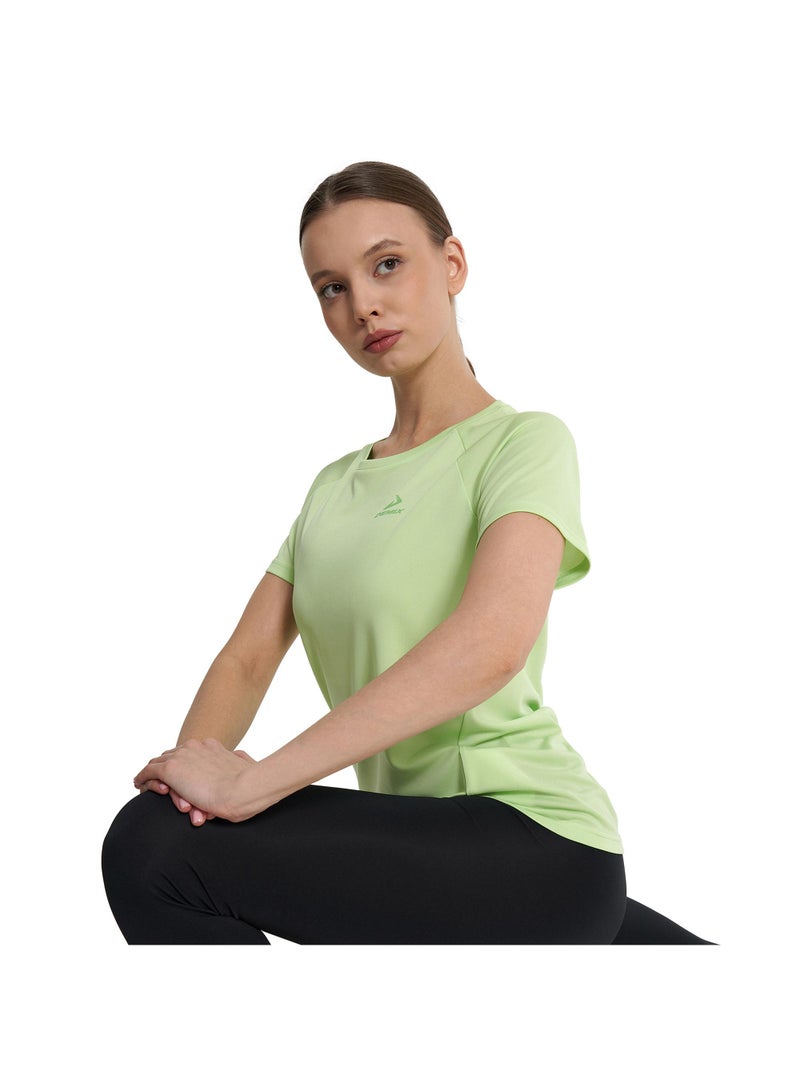 Demix Women's Fitness T-shirt Apple, Lightweight, Breathable Fabric, Comfortable Fit, Perfect for Workouts and Active Lifestyles - Image 1