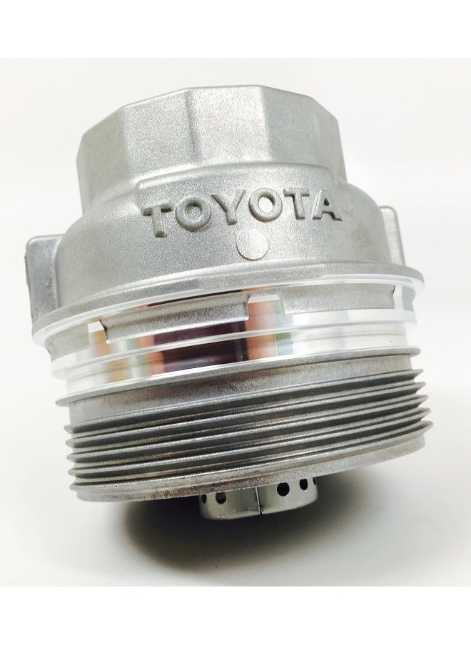 APSG - Genuine 04152-YZZA1 oil filter with Genuine 15620-31060 Oil Filter Housing Cap and 15643-31050 Cap Plug includes APSG Wrench and crush washer - Image 1