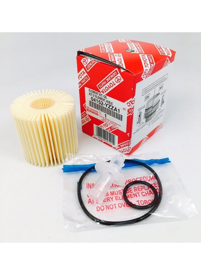 APSG - Genuine 04152-YZZA1 oil filter with Genuine 15620-31060 Oil Filter Housing Cap and 15643-31050 Cap Plug includes APSG Wrench and crush washer - Image 1