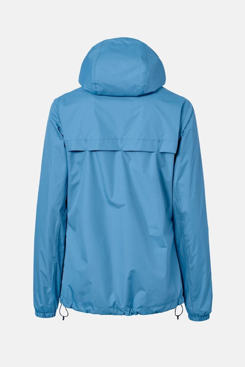 Tchibo Women Solid Packable Windbreaker Jacket, Blue - Image 4