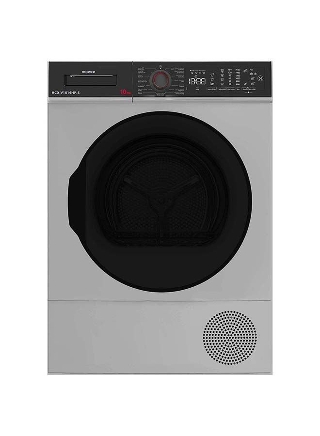 HOOVER 10Kg Front Loading Tumble Dryer,16 Programs, Condenser/Heat Pump, Sensor Drying,Knob & Touch Control Panel, Anti Crease,Child Lock, Silver,1 Year Warranty, Made in Turkey - HCD-V1014HP-S 10 kg 1000 W HCD-V1014HP-S Silver - Image 1