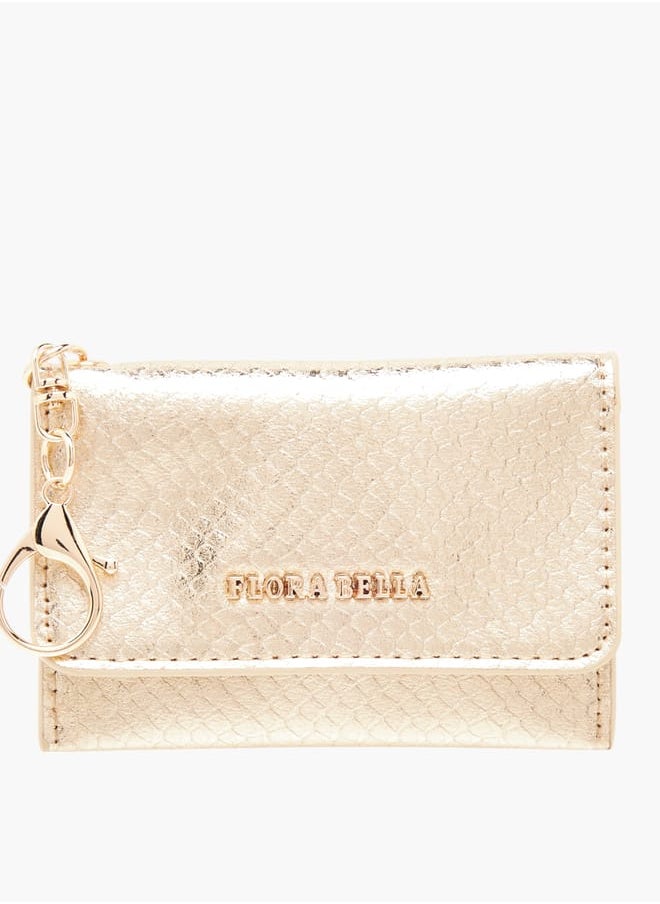 Flora Bella By Shoexpress - Women Logo Accent Wallet with Flap Closure Ramadan Collection - Image 1