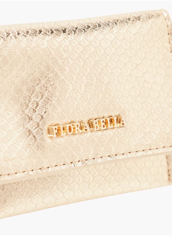 Flora Bella By Shoexpress - Women Logo Accent Wallet with Flap Closure Ramadan Collection - Image 1