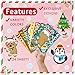 DUJAA 24 Sheets Christmas Stickers Stocking Stuffers for Kids Make Your Own Sticker Make a Face Stickers Xmas Gift Sticker Christmas Party Games - Image 4