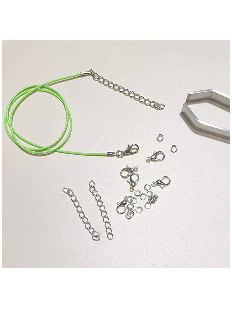 KASTWAVE - Jump Ring Connector Circle 1000 Pcs 4mm Open Jump Rings Metal for Choker Necklaces Bracelet Jewelry Diy Making, Crafts Work Silver Iron White Gold Plated, Common Size, Lead and Nickel Free - Image 1