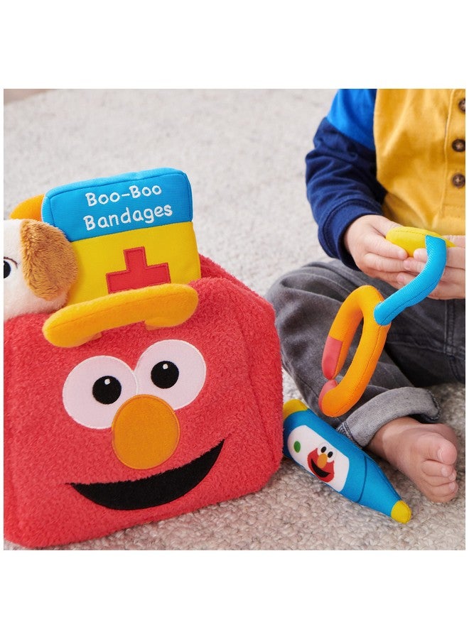 GUND GUND Sesame Street Official Furry Friends Forever Elmo & Tango Checkup Playset, Premium Plush Sensory Playset for Ages 1 & Up, Red, 8”  - Image 3