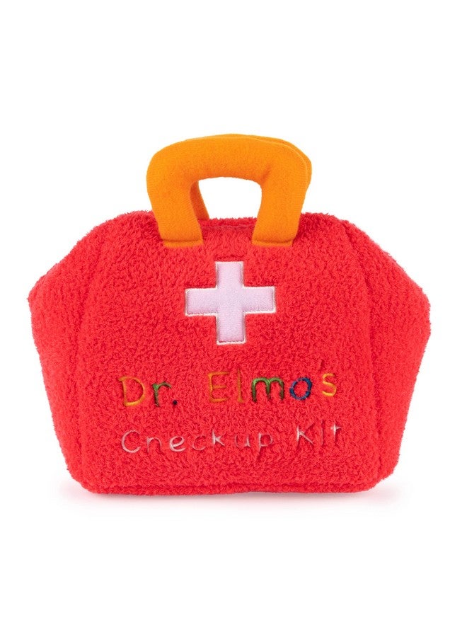 GUND GUND Sesame Street Official Furry Friends Forever Elmo & Tango Checkup Playset, Premium Plush Sensory Playset for Ages 1 & Up, Red, 8”  - Image 4