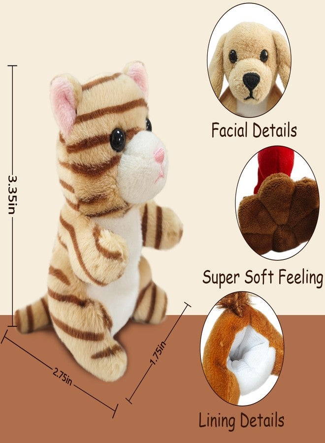 JUSTQUNSEEN 12Pcs Finger Puppet Set, Realistic Plush Animal Finger Puppets Role-Playing Story Finger Puppet Farm Animal Theme Soft Plush Toy for Kids - Image 3
