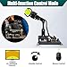 Adeept 5DOF Robotic Arm Kit Compatible with Arduino IDE Programmable DIY Coding STEM Educational 5 Axis Build Robot ArmRobot Starter Kit with OLED Display Processing Code and Tutorials Wooden - Image 4