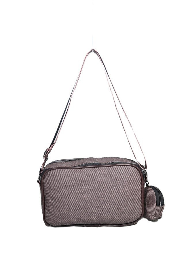 Donicy Jute Women Bag with Coin Pouch, Trendy Side Sling, Spacious Handbag, Detachable and Adjustable Sling, Front Pocket - Image 3