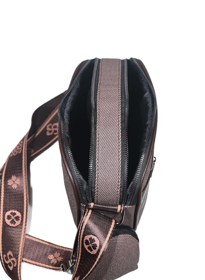 Donicy Jute Women Bag with Coin Pouch, Trendy Side Sling, Spacious Handbag, Detachable and Adjustable Sling, Front Pocket - Image 4