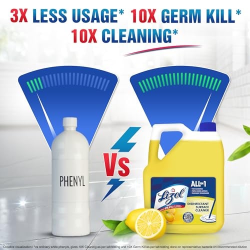 Lizol Disinfectant Surface Cleaner, Citrus - 5 L - Image 3