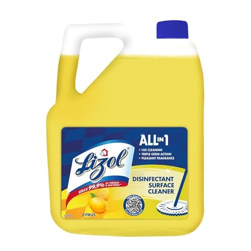 Lizol Disinfectant Surface Cleaner, Citrus - 5 L - Image 1