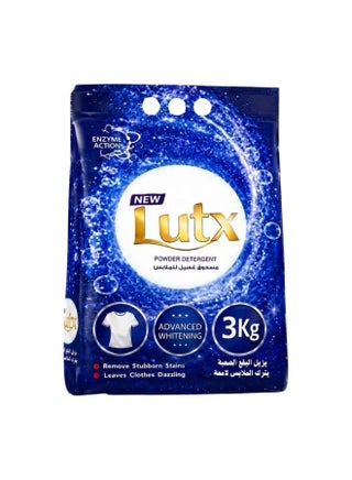 مسحوق غسيل للملابس لوتكس (Lutx)، بياض متقدم بقوة الإنزيمات، 3 كيلو