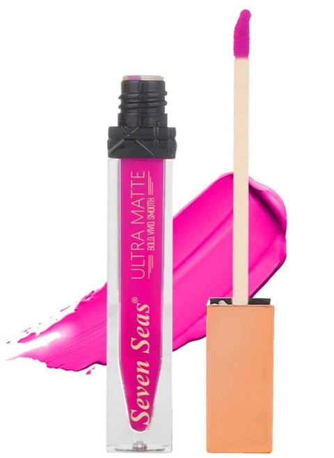Seven Seas Ultra Smooth Matte Liquid Lipstick Smooth Lip Color Weightless Finish Long Lasting Matte Liquid Lipstick for Women Rose 2