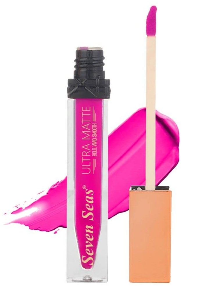 Seven Seas Seven Seas Ultra Smooth Matte Liquid Lipstick Smooth Lip Color Weightless Finish Long Lasting Matte Liquid Lipstick for Women Rose 2  - Image 1