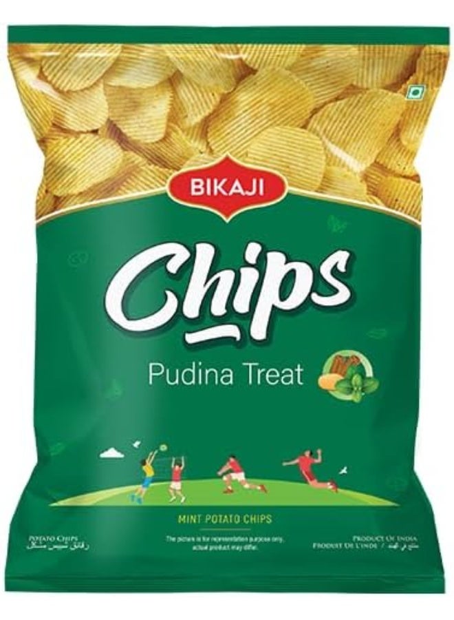 Bikaji Bikaji Potato Chips Pudina Treat - Image 1