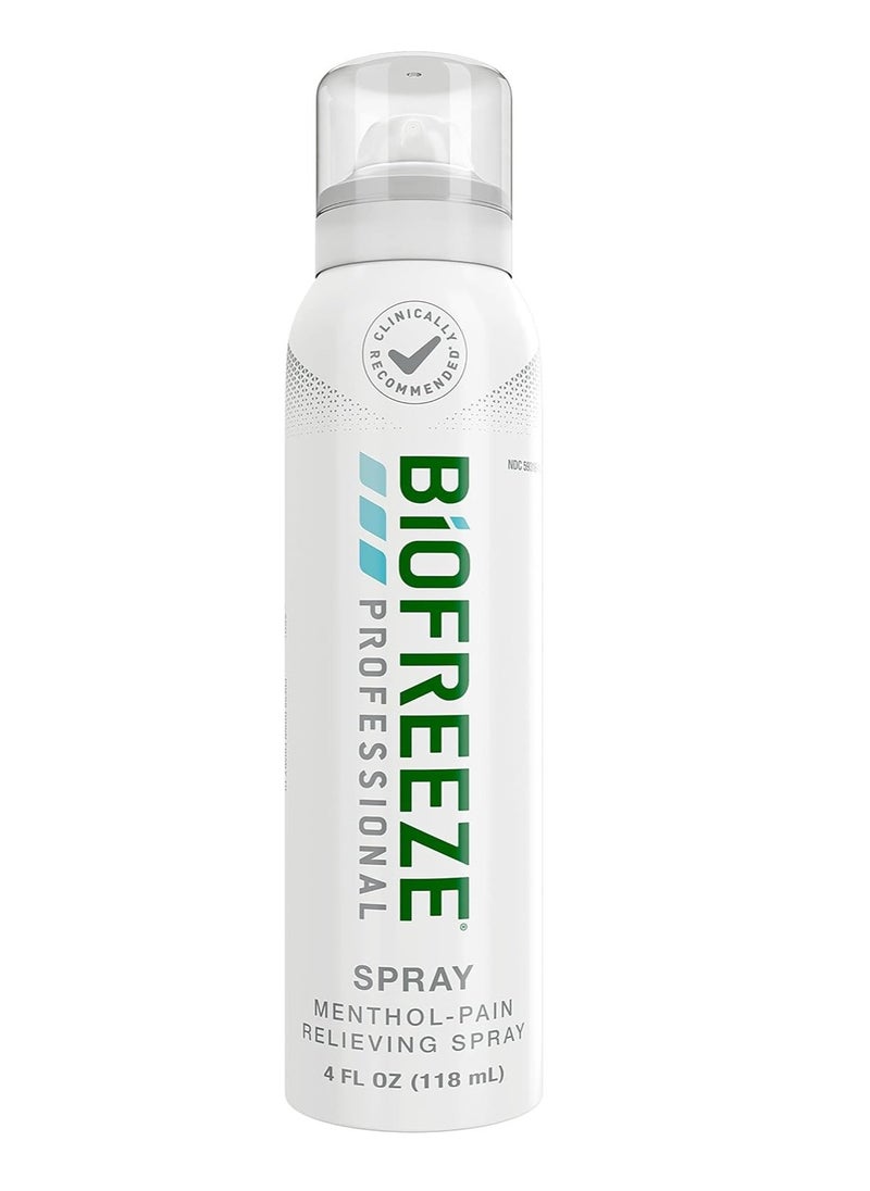 Biofreeze - BioFreeze Professional Spray Menthol Pain Relieving spray 4oz 118ml - Image 1