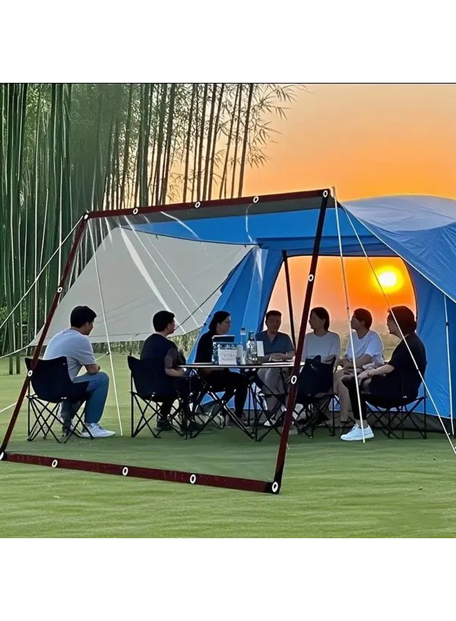 Heavy Duty Reinforced Plastic Film 3 01m x 3 01m Windproof Rainproof Transparent Cover - Image 3