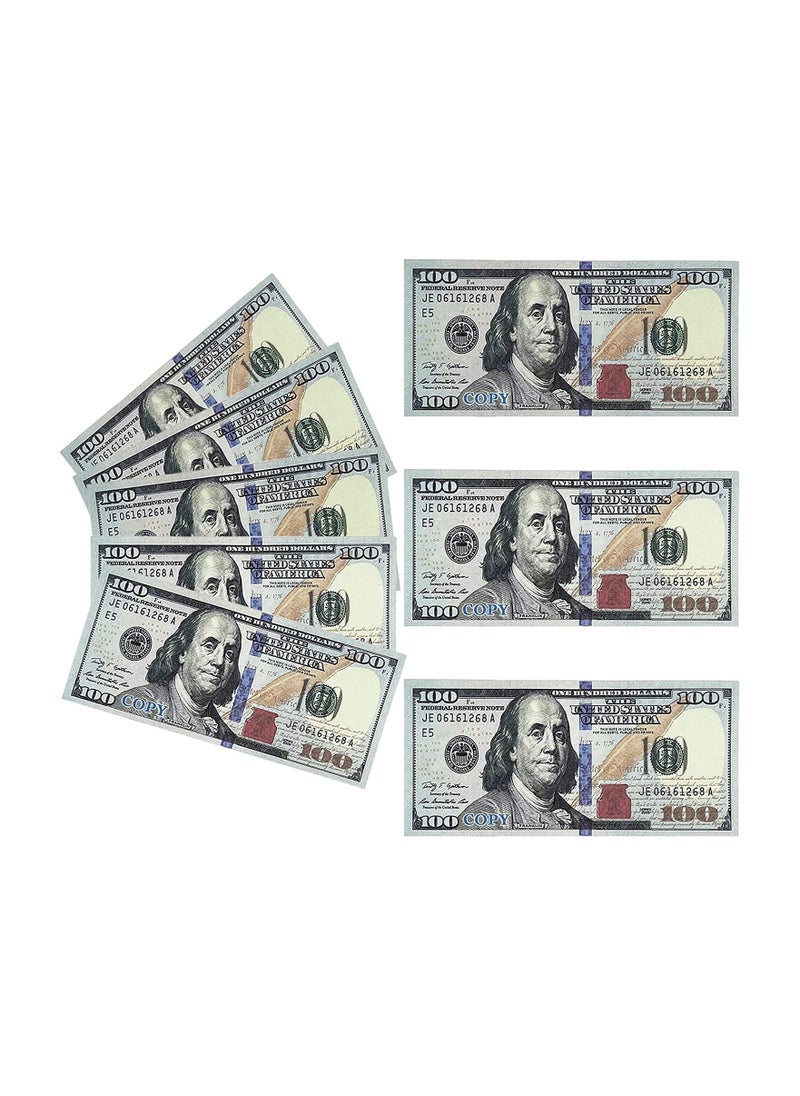 MissTiara - 600 Pieces Prop Money Full Print 2 Sided Motion Picture Money Face Money Dollar Bills Realistic Money Stacks,Copy Money Play Money That Looks Real for Movie, TV, Videos - Image 1