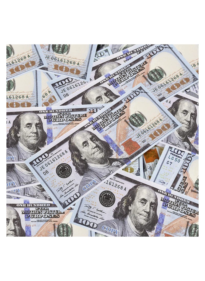 MissTiara - 600 Pieces Prop Money Full Print 2 Sided Motion Picture Money Face Money Dollar Bills Realistic Money Stacks,Copy Money Play Money That Looks Real for Movie, TV, Videos - Image 1