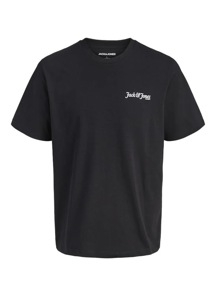 JACK & JONES Text Print Regular Fit T-Shirt