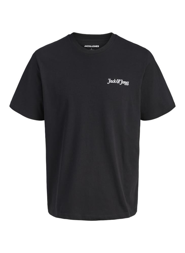 JACK & JONES Text Print Regular Fit T-Shirt