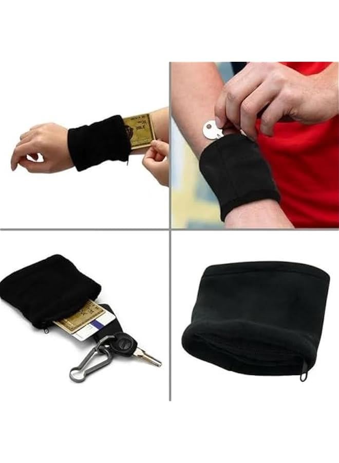 Sportswear Wrist Pouch, Sweat-Proof Wrist Key Pocket, Uni Zipper Wrist Pouch | Breathable Running Wallet Wristband for Walking, Climbing, Cycling, Running, Hiking  - Image 4