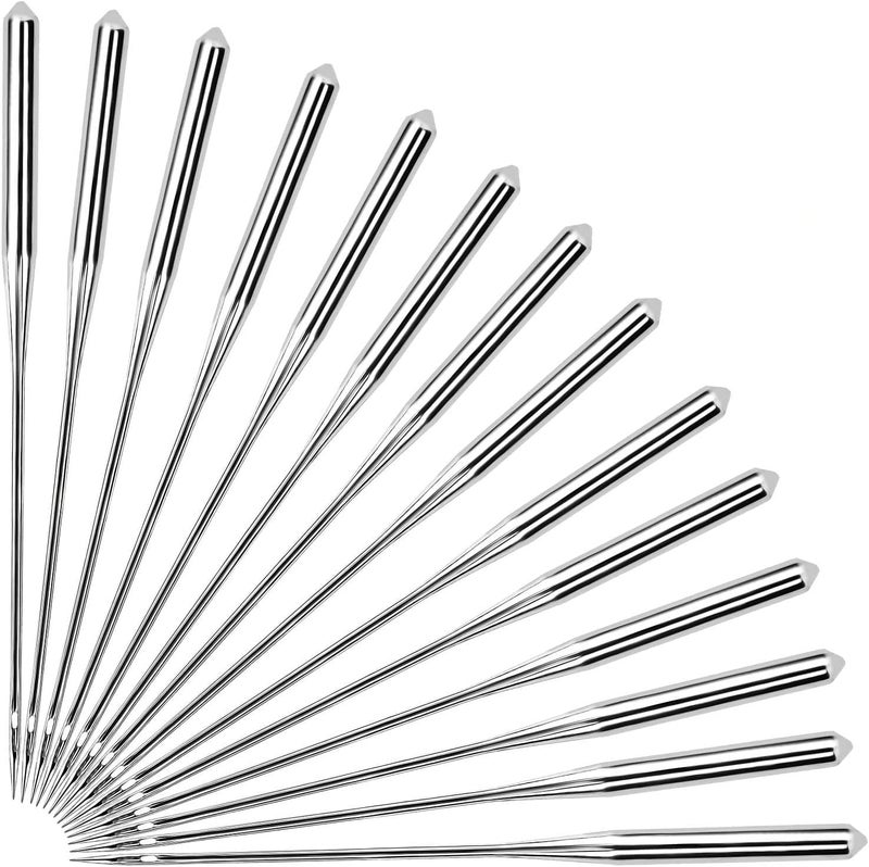 KASTWAVE 10Pcs Overlock Sewing Machine Needles for Singer Brother Janome serger Sewing Machine (DC 90/14) - Image 1