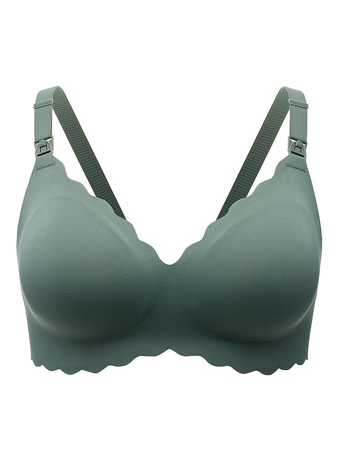 Momcozy Maternity & Nursing Bra - YN46 - Green - XL - Image 1