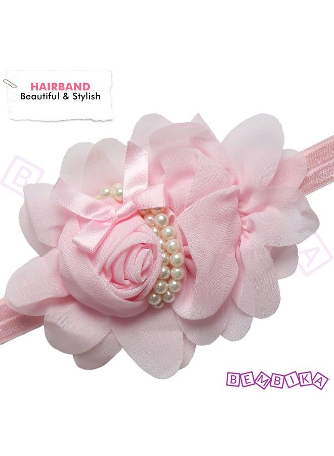 BEMBIKA Flower Headband For Baby Girl Hair Accessories For Girls Baby Girl Headband Light - Image 3
