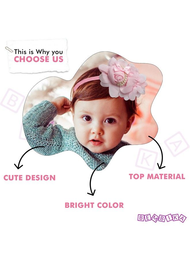 BEMBIKA Flower Headband For Baby Girl Hair Accessories For Girls Baby Girl Headband Light - Image 4