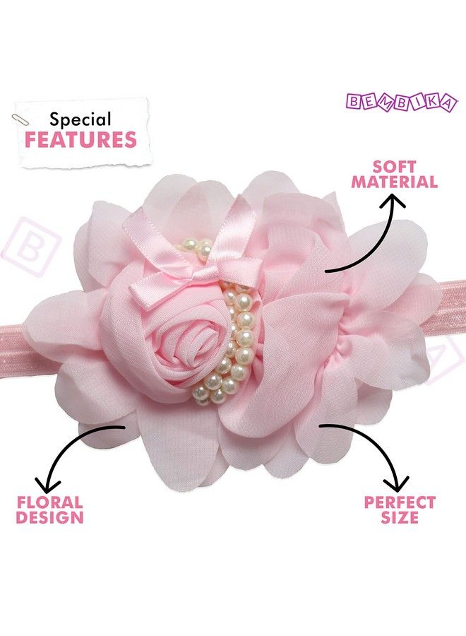 BEMBIKA Flower Headband For Baby Girl Hair Accessories For Girls Baby Girl Headband Light - Image 5